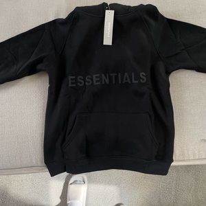 Black Essentials Mens Hoodie FOG Sweatshirt